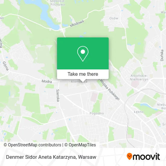 Denmer Sidor Aneta Katarzyna map