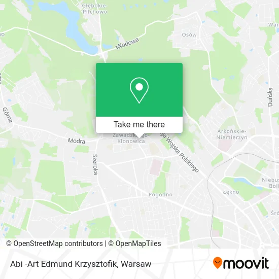 Abi -Art Edmund Krzysztofik map