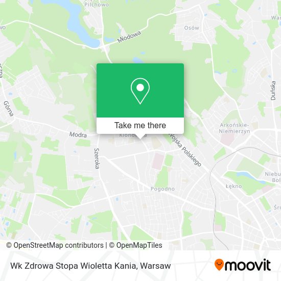 Wk Zdrowa Stopa Wioletta Kania map