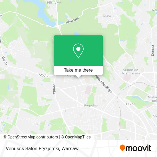 Venusss Salon Fryzjerski map