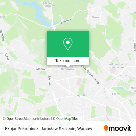 Ekojar Pokropiński Jarosław Szczecin map