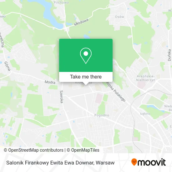 Salonik Firankowy Ewita Ewa Downar map