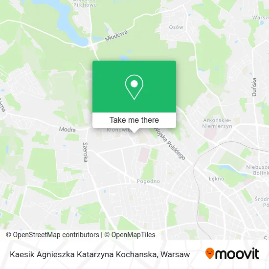 Карта Kaesik Agnieszka Katarzyna Kochanska