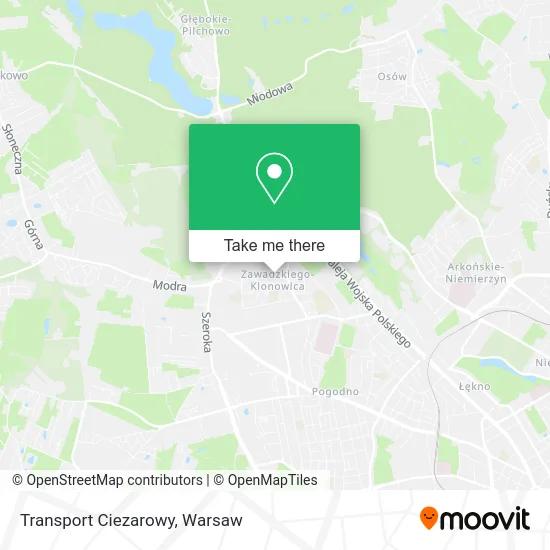 Карта Transport Ciezarowy