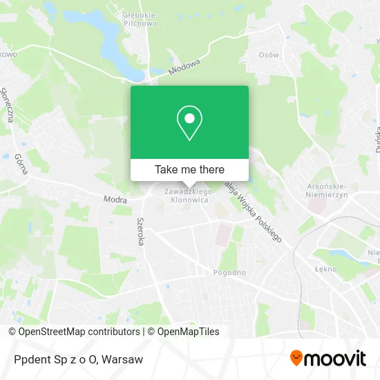 Ppdent Sp z o O map