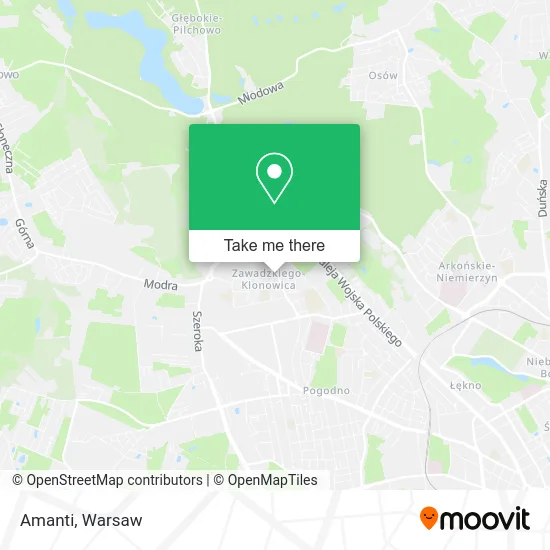 Amanti map