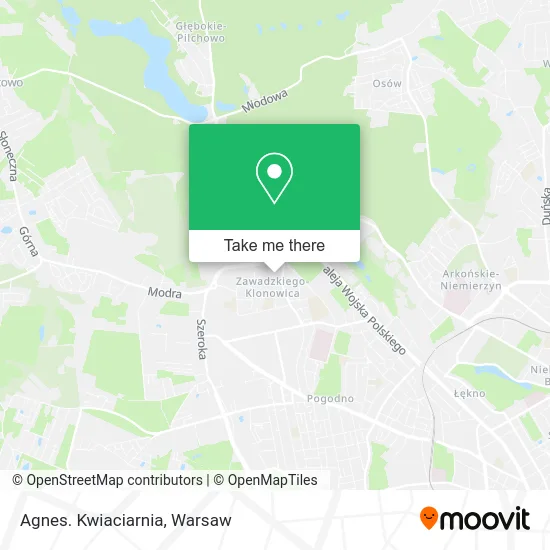 Agnes. Kwiaciarnia map