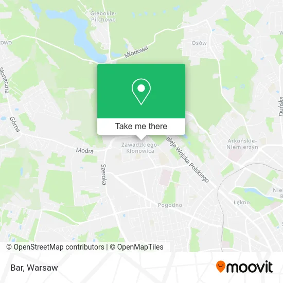 Bar map