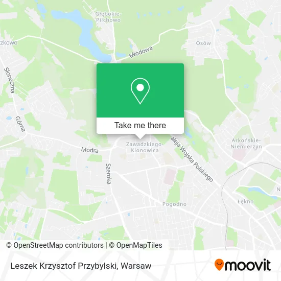 Leszek Krzysztof Przybylski map