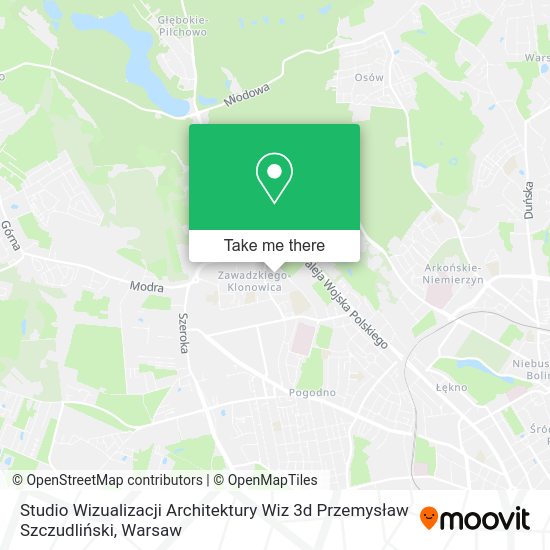 Studio Wizualizacji Architektury Wiz 3d Przemysław Szczudliński map