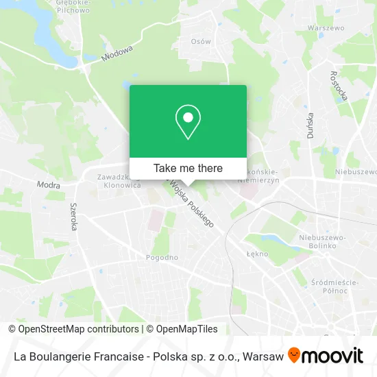 La Boulangerie Francaise - Polska sp. z o.o. map