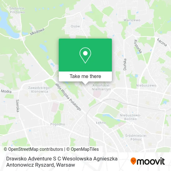 Карта Drawsko Adventure S C Wesolowska Agnieszka Antonowicz Ryszard