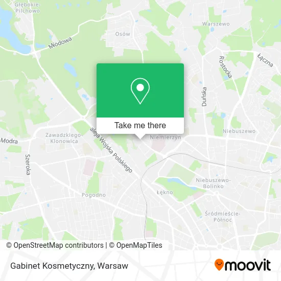 Карта Gabinet Kosmetyczny
