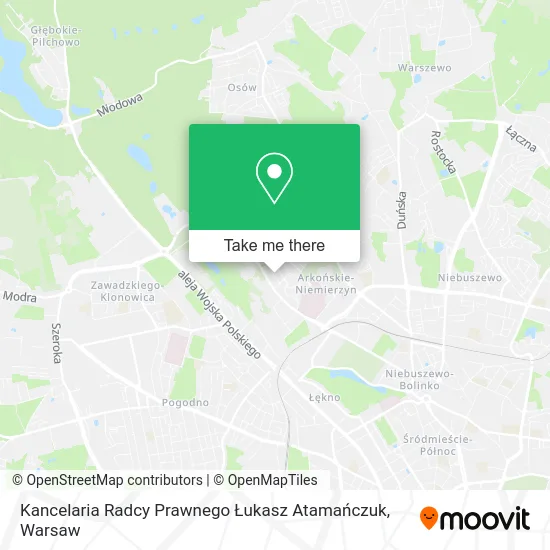 Карта Kancelaria Radcy Prawnego Łukasz Atamańczuk