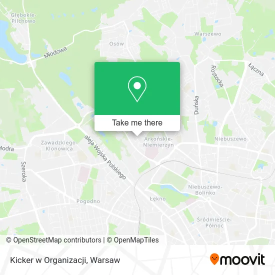 Карта Kicker w Organizacji