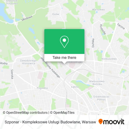 Szponar - Kompleksowe Usługi Budowlane map