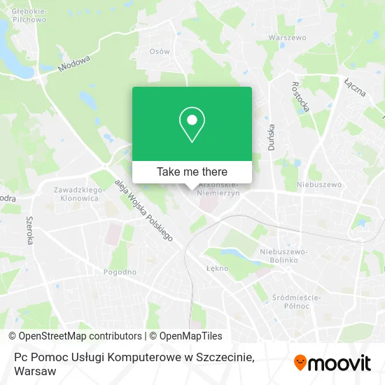 Карта Pc Pomoc Usługi Komputerowe w Szczecinie