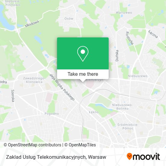 Zaklad Uslug Telekomunikacyjnych map