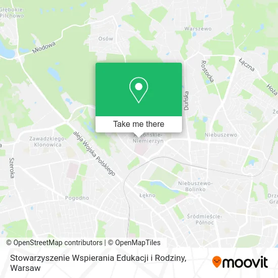 Карта Stowarzyszenie Wspierania Edukacji i Rodziny