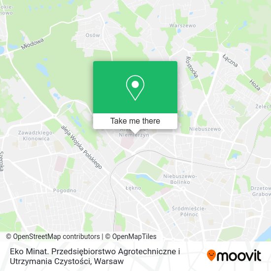 Eko Minat. Przedsiębiorstwo Agrotechniczne i Utrzymania Czystości map