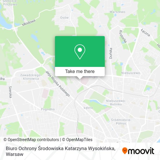 Biuro Ochrony Środowiska Katarzyna Wysokińska map