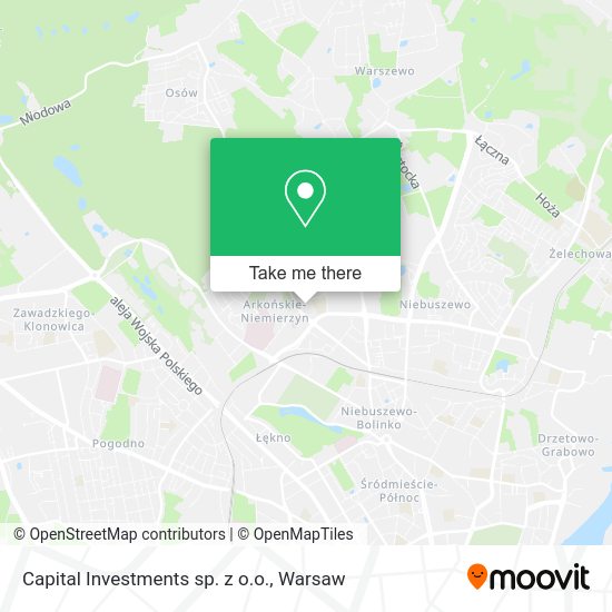 Capital Investments sp. z o.o. map