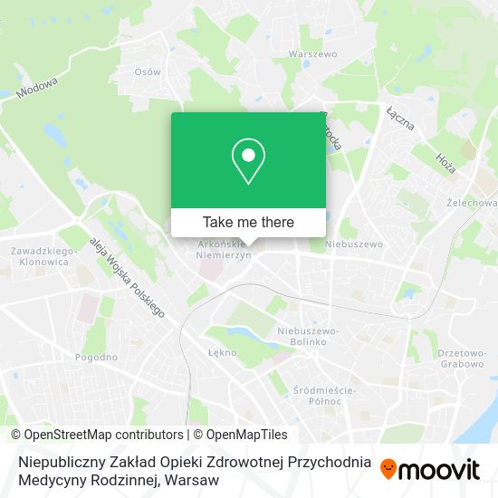 Niepubliczny Zakład Opieki Zdrowotnej Przychodnia Medycyny Rodzinnej map