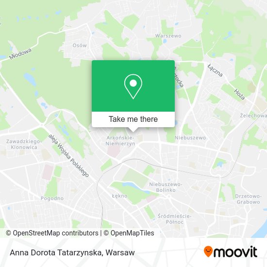 Anna Dorota Tatarzynska map