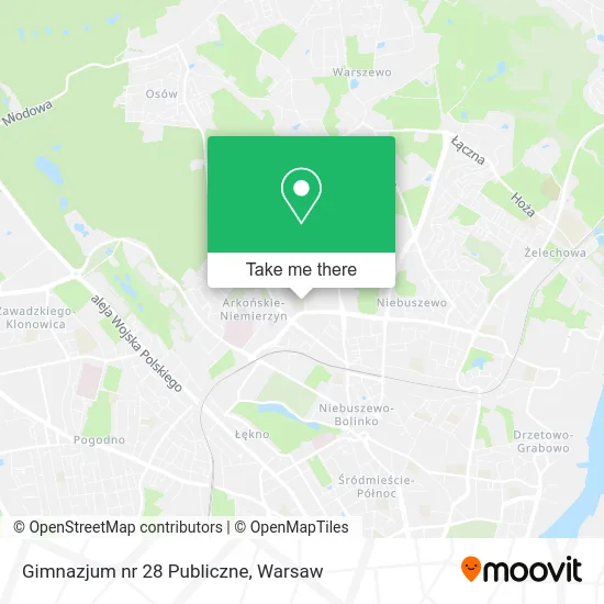 Gimnazjum nr 28 Publiczne map