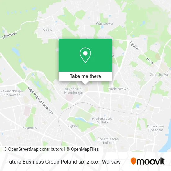 Карта Future Business Group Poland sp. z o.o.