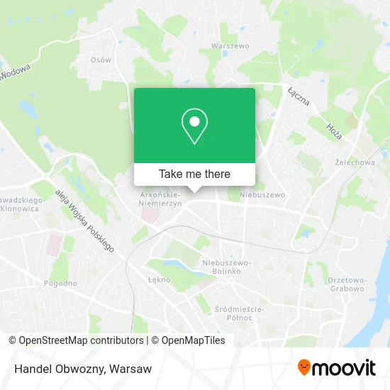 Карта Handel Obwozny