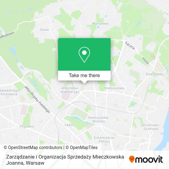 Zarządzanie i Organizacja Sprzedaży Mieczkowska Joanna map