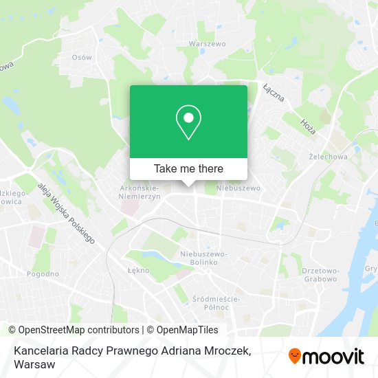 Kancelaria Radcy Prawnego Adriana Mroczek map