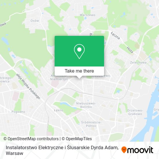 Instalatorstwo Elektryczne i Ślusarskie Dyrda Adam map