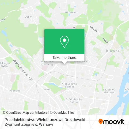 Карта Przedsiebiorstwo Wielobranzowe Drozdowski Zygmunt Zbigniew
