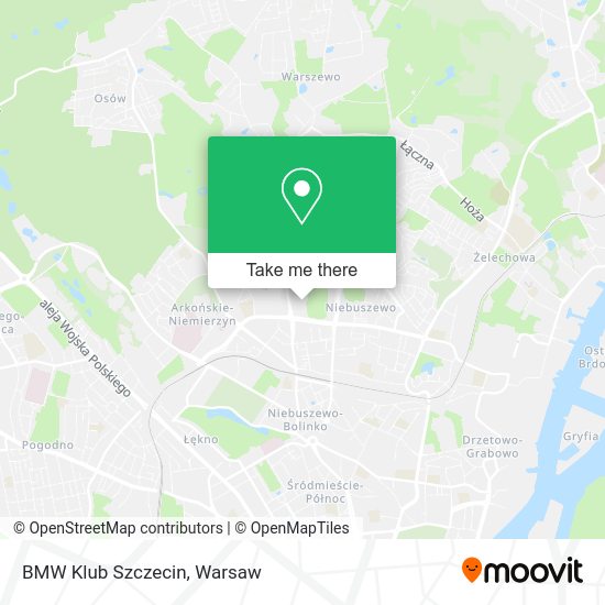 BMW Klub Szczecin map