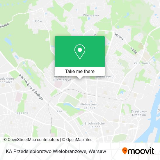 KA Przedsiebiorstwo Wielobranzowe map