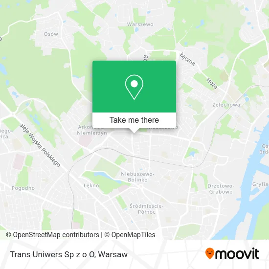 Карта Trans Uniwers Sp z o O