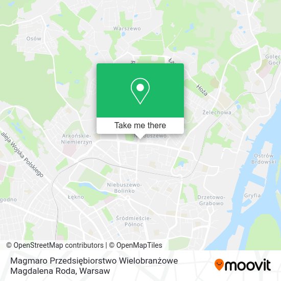 Magmaro Przedsiębiorstwo Wielobranżowe Magdalena Roda map