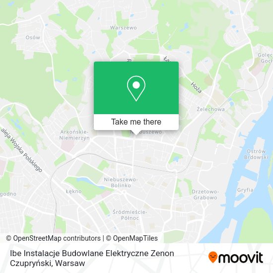 Ibe Instalacje Budowlane Elektryczne Zenon Czupryński map