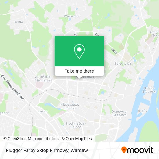 Flügger Farby Sklep Firmowy map