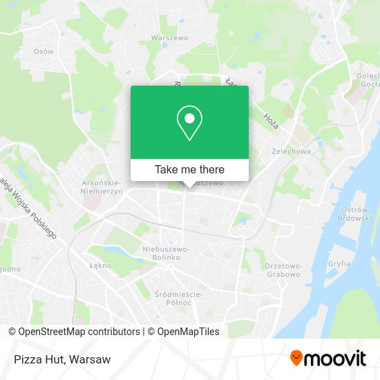 Pizza Hut map