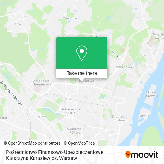 Pośrednictwo Finansowo-Ubezpieczeniowe Katarzyna Karasiewicz map