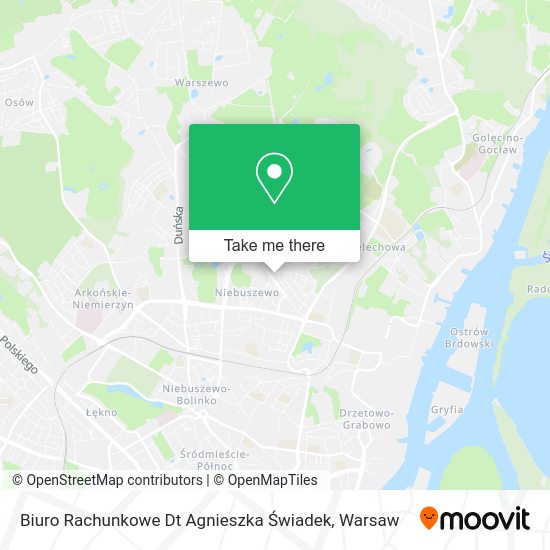 Biuro Rachunkowe Dt Agnieszka Świadek map