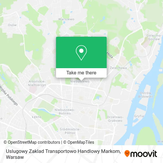 Карта Uslugowy Zaklad Transportowo Handlowy Markom