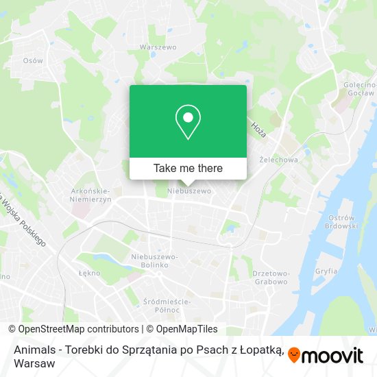 Animals - Torebki do Sprzątania po Psach z Łopatką map