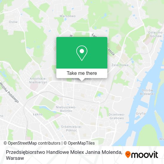 Przedsiębiorstwo Handlowe Molex Janina Molenda map