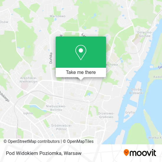 Pod Widokiem Poziomka map