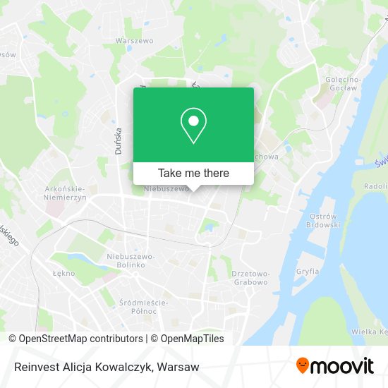 Reinvest Alicja Kowalczyk map