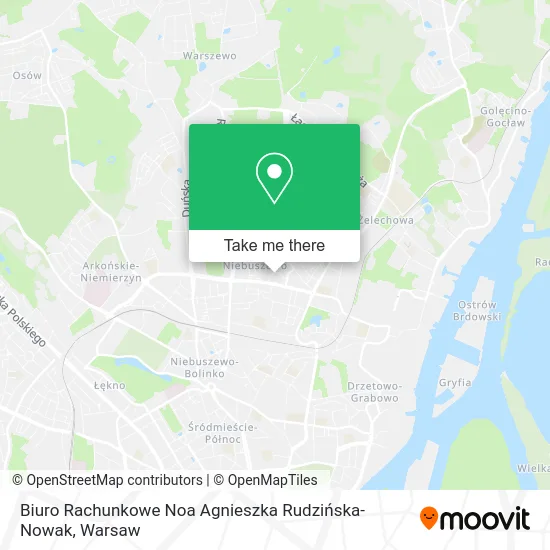 Карта Biuro Rachunkowe Noa Agnieszka Rudzińska-Nowak